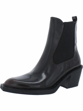 MIndy Womens Block Heel Mid-Calf Boots Womens Boots clearance offers