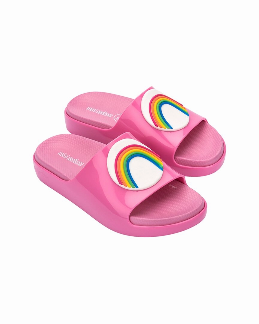Mini Melissa Cloud   Care Bears Slide Girls Sandals summer sale