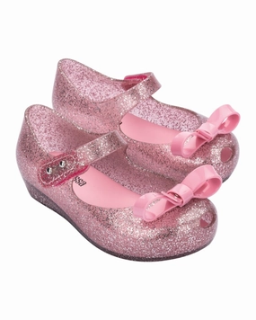 Mini Melissa Ultra Bow Baby Ballerina Flat Baby & Toddler Shoes on sale