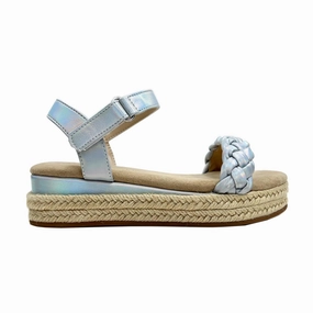 Miss April Wedge Sandal in Iridescent - Kids Girls Sandals summer sale