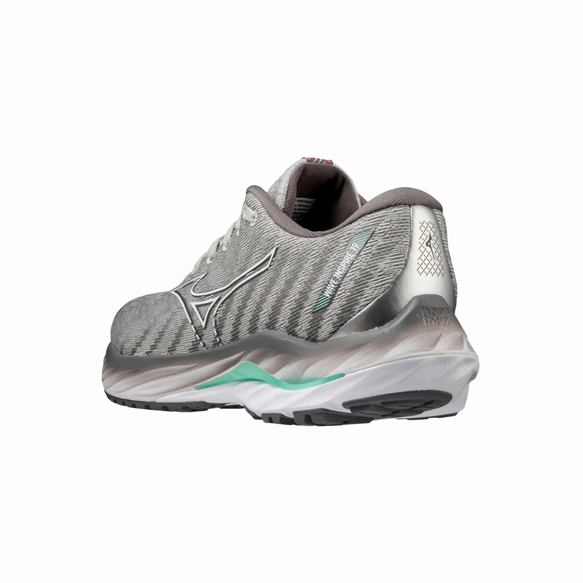 Mizuno Wave Inspire 19 Harbor Mist/White/Spring Bud  J1GD234424 Women's