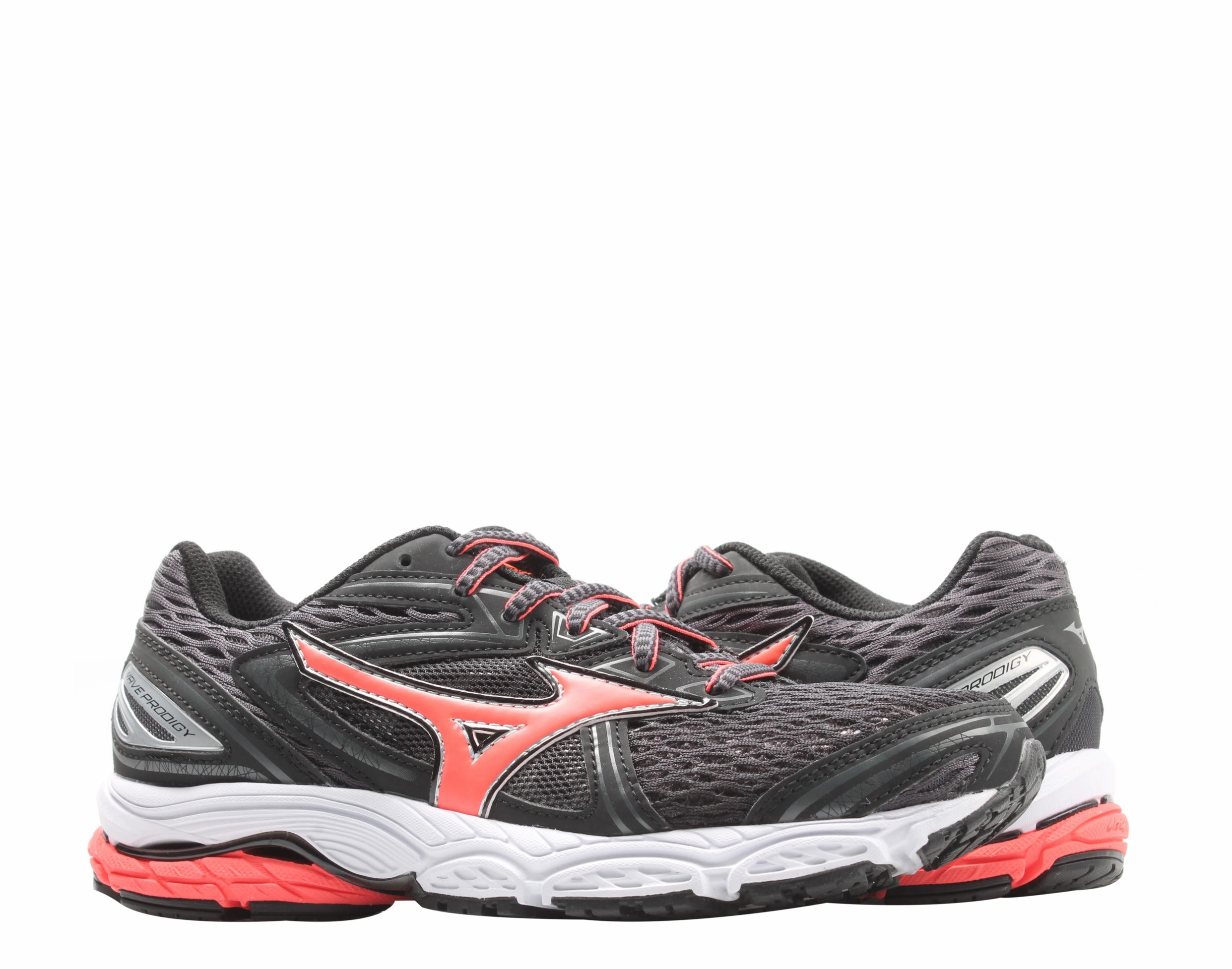 Mizuno Wave Prodigy Black/White/Fiery Coral Women's Running Shoes J1GD171055 Athletic Shoes for Women discount