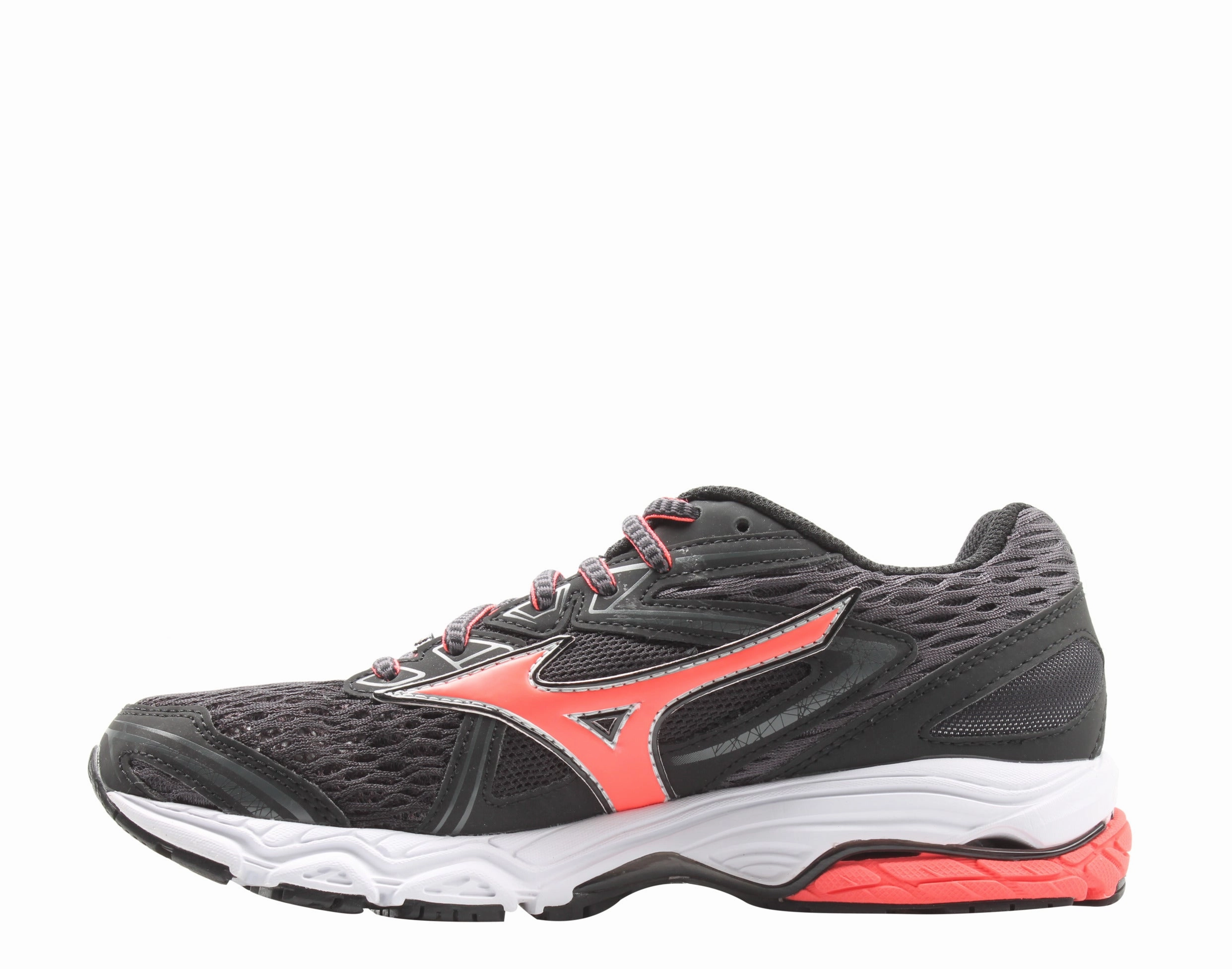 Mizuno Wave Prodigy Black/White/Fiery Coral Women's Running Shoes J1GD171055