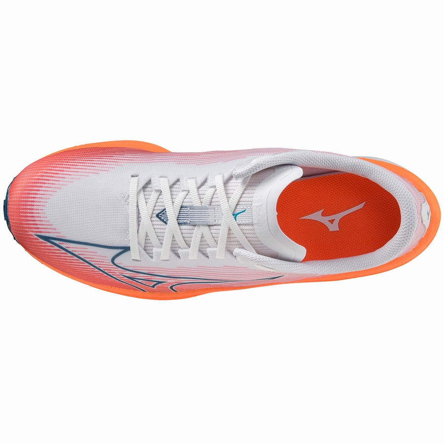 Mizuno Wave Rebellion Flash J1GC233501 Sneakers Men's White Running Shoes DWA306 (Multicolor,12)