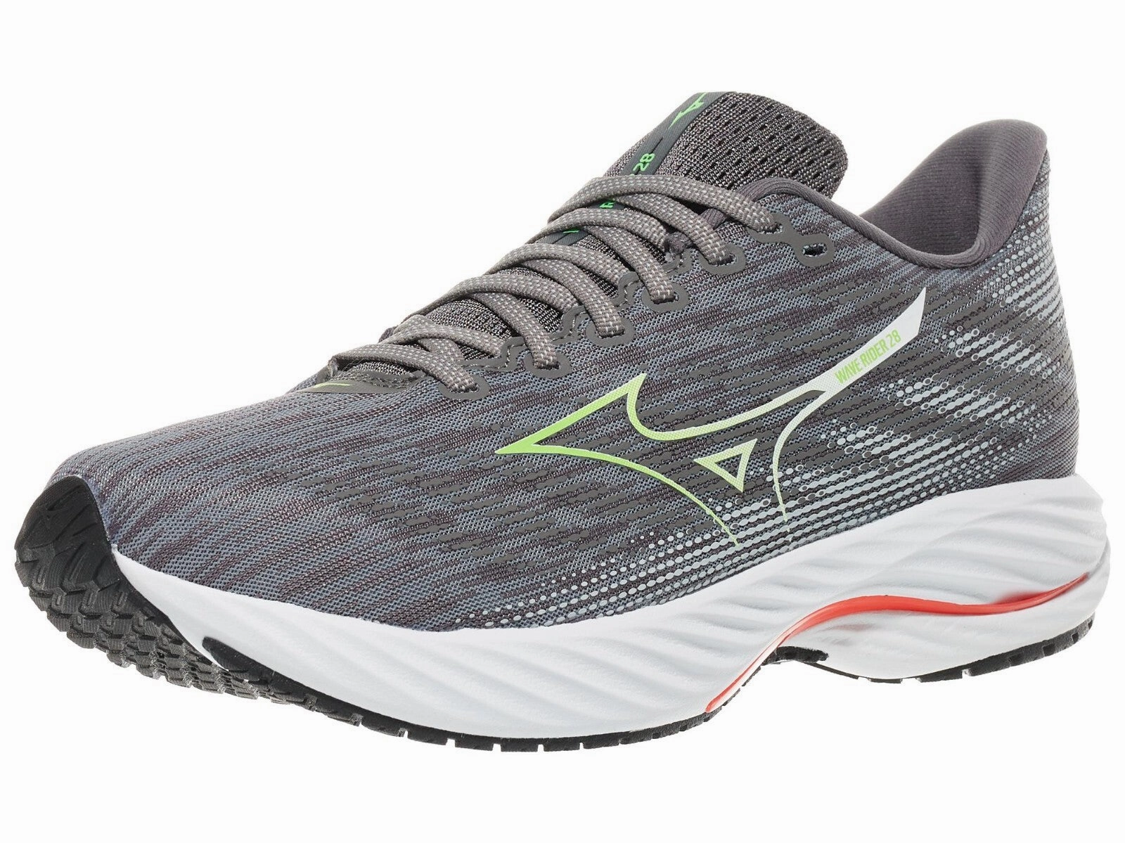 Mizuno Wave Rider 28 411456-9T4W Sneakers Men's US 16 Gray Running Shoes ZPO3680 Mens Sneakers & Athletic Shoes outlet