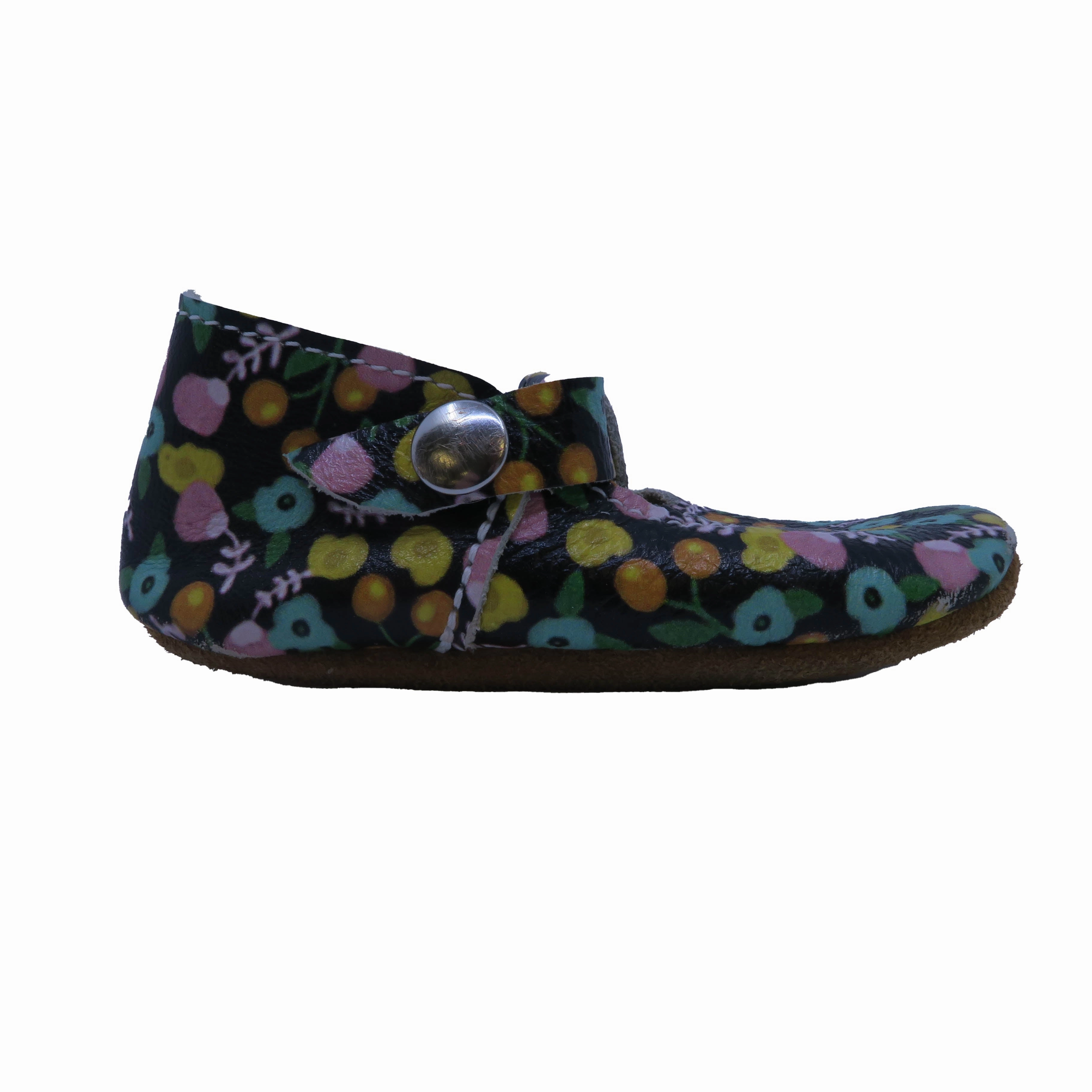 Mon Petit Girls Brown | Floral Booties Discount Boys Footwear online