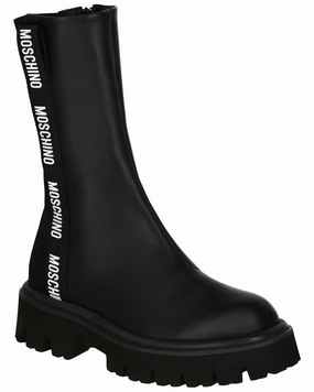Moschino Leather Boot High-quality Womens Boots discount