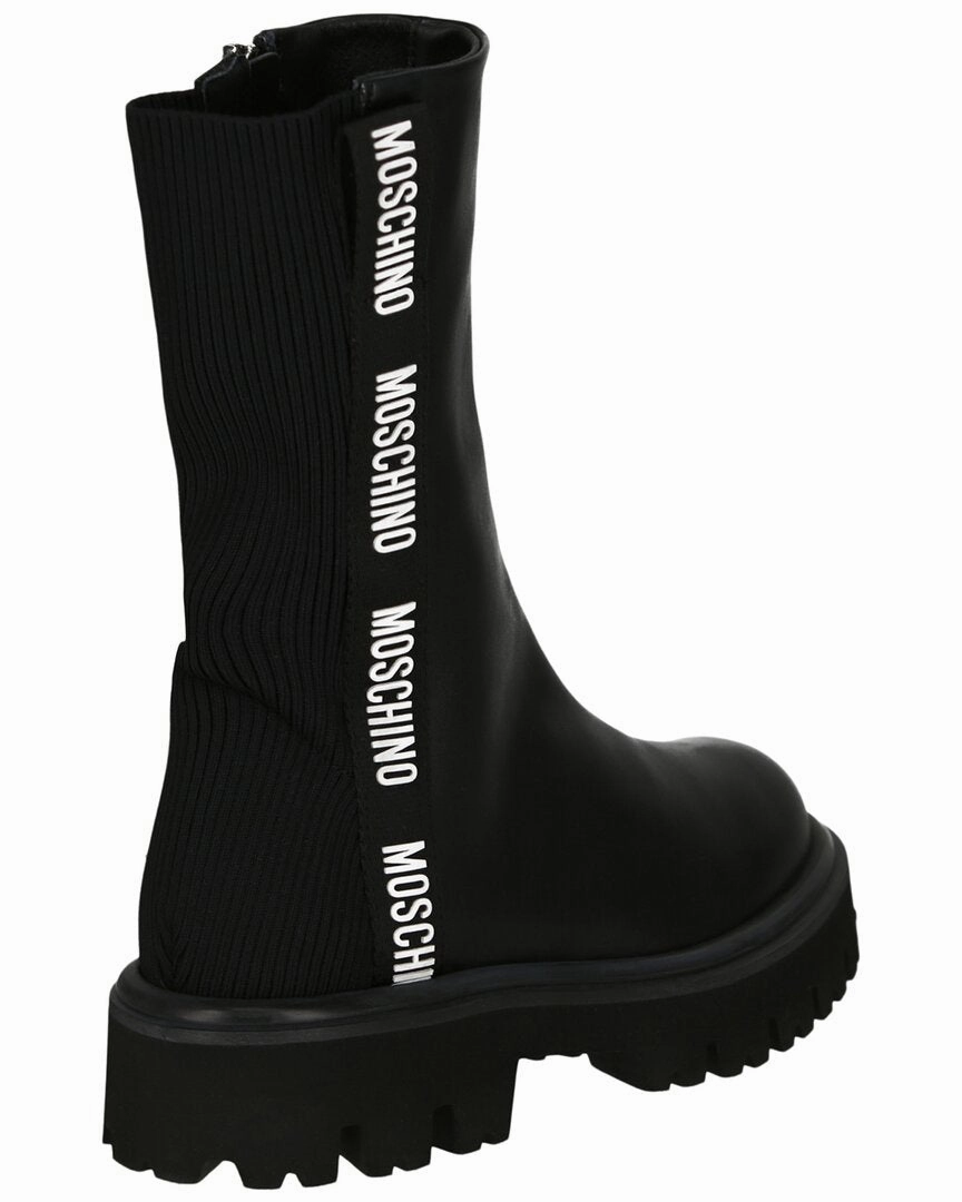 Moschino Leather Boot