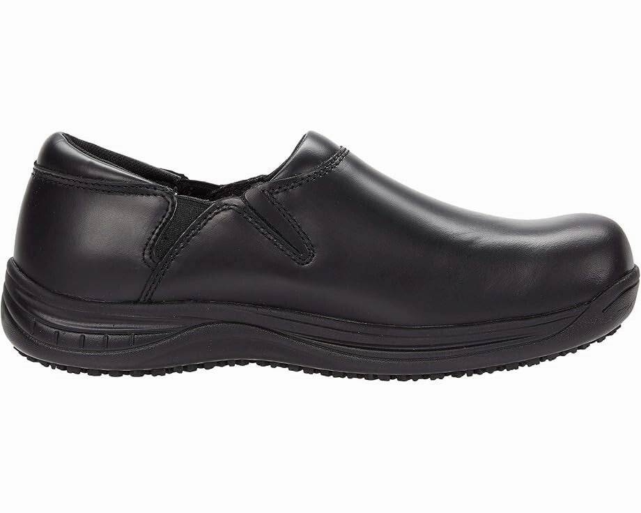 Mozo Forza M43803 Mens US 10.5 Black Leather Slip Resistant Work Shoes ZPO3666