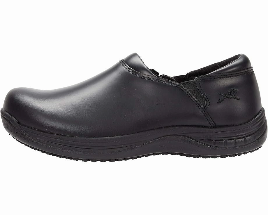 Mozo Forza M43803 Mens US 10.5 Black Leather Slip Resistant Work Shoes ZPO3666