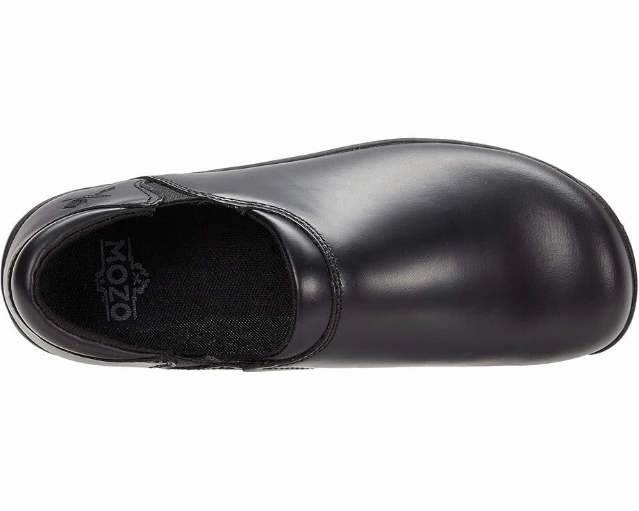 Mozo Forza M43803 Mens US 10.5 Black Leather Slip Resistant Work Shoes ZPO3666