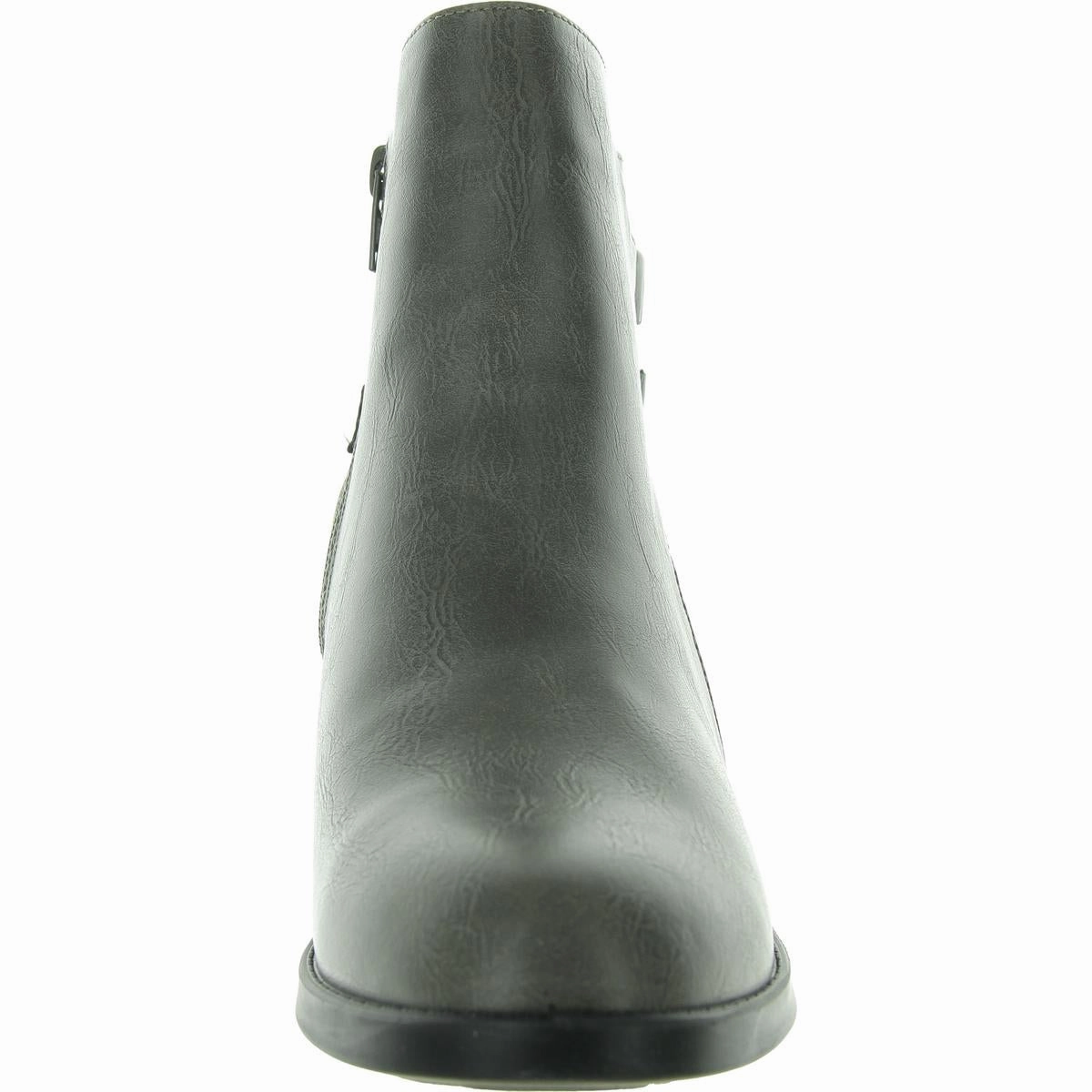 Murphy Womens Zipper Manmade Ankle Boots