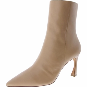 Myra Womens Stiletto Zip Up Ankle Boots Cheap Womens Leather Boots