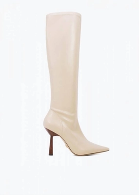 Naf Tall Stretch Boot In Nude Womens Boots clearance offers
