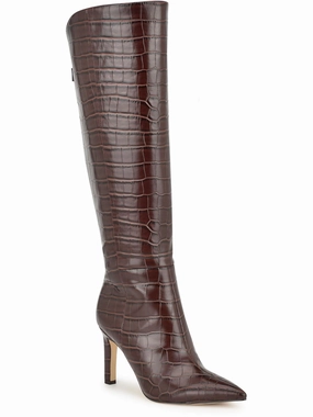 Napts Womens Tall Faux Suede Knee-High Boots Womens Boots clearance deals