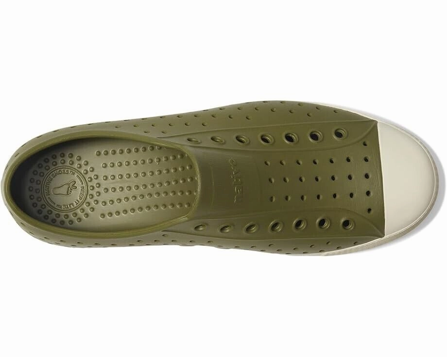 Native Shoes Jefferson Sugarlite Unisex US 5 Green Slip On Comfort Shoes ZPO2436