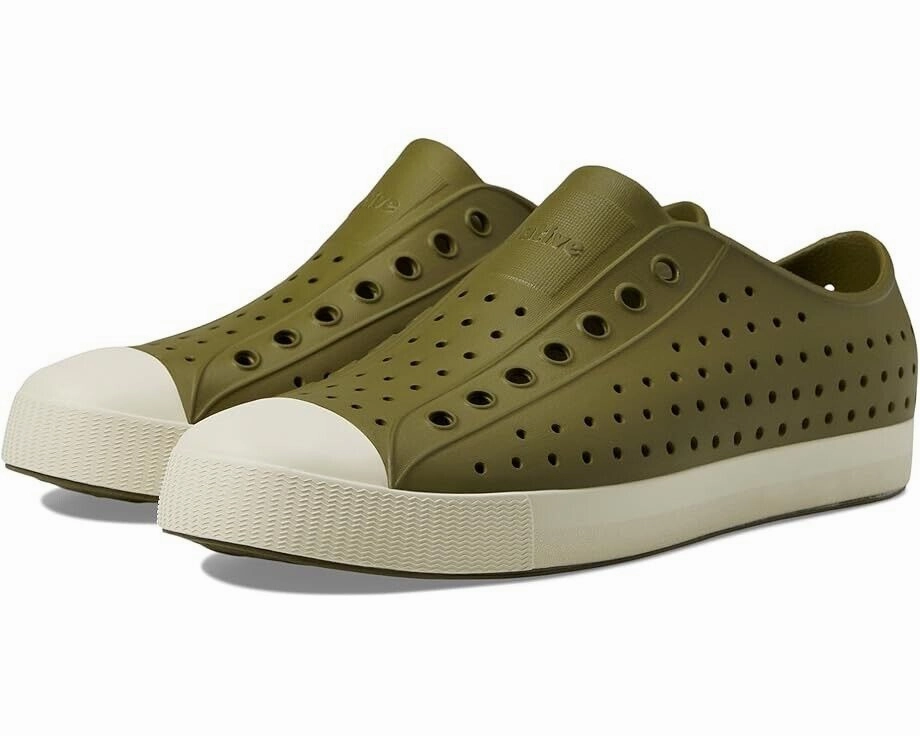 Native Shoes Jefferson Sugarlite Unisex US 5 Green Slip On Comfort Shoes ZPO2436 Mens Sneakers & Athletic Shoes outlet