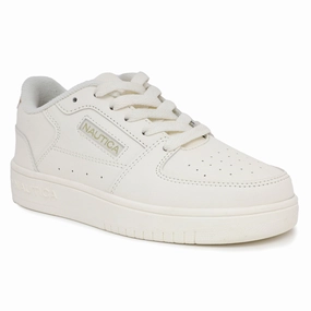 Nautica Girls' Logo Lace-Up Sneaker Girls Athletic Shoes on sale