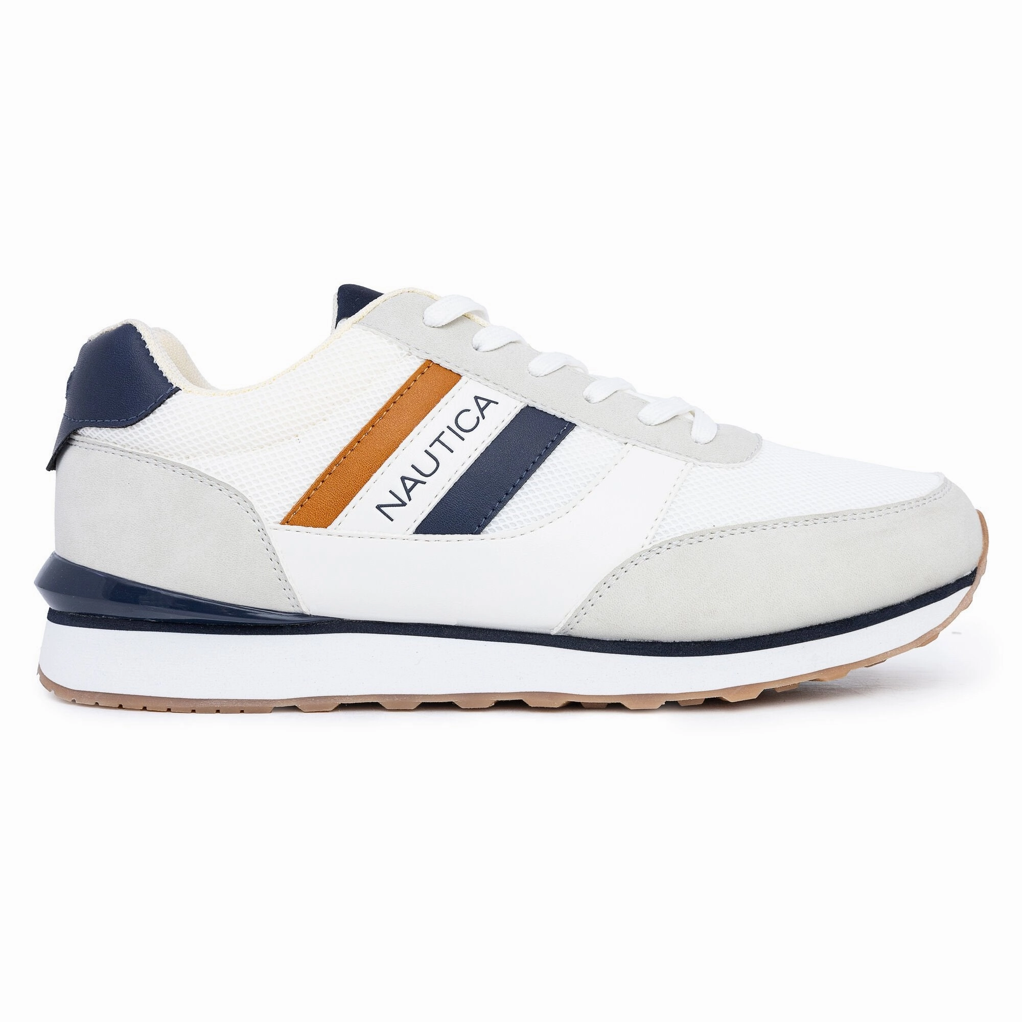 Nautica Mens Logo Lace-Up Sneaker