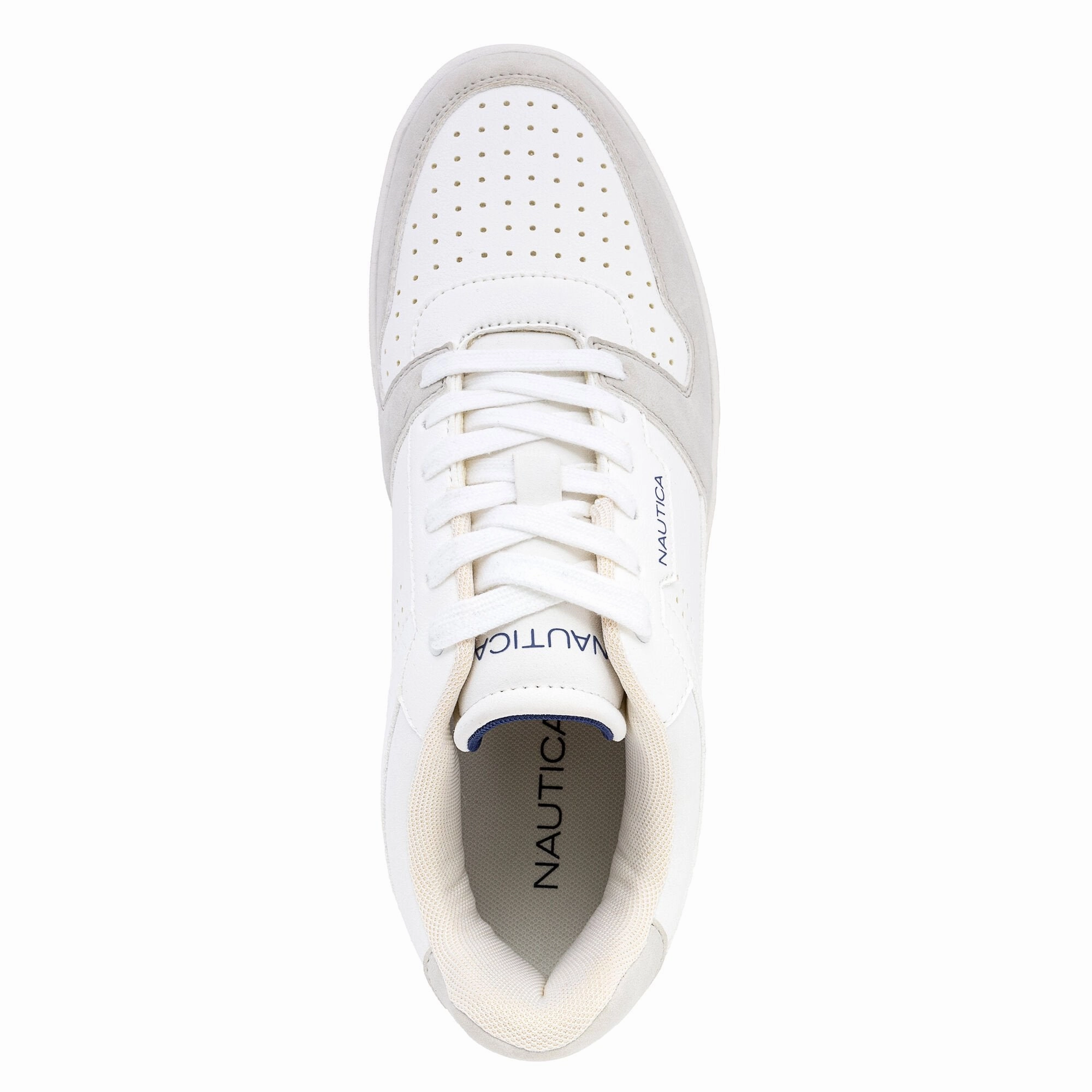 Nautica Mens Logo Lace-Up Sneaker