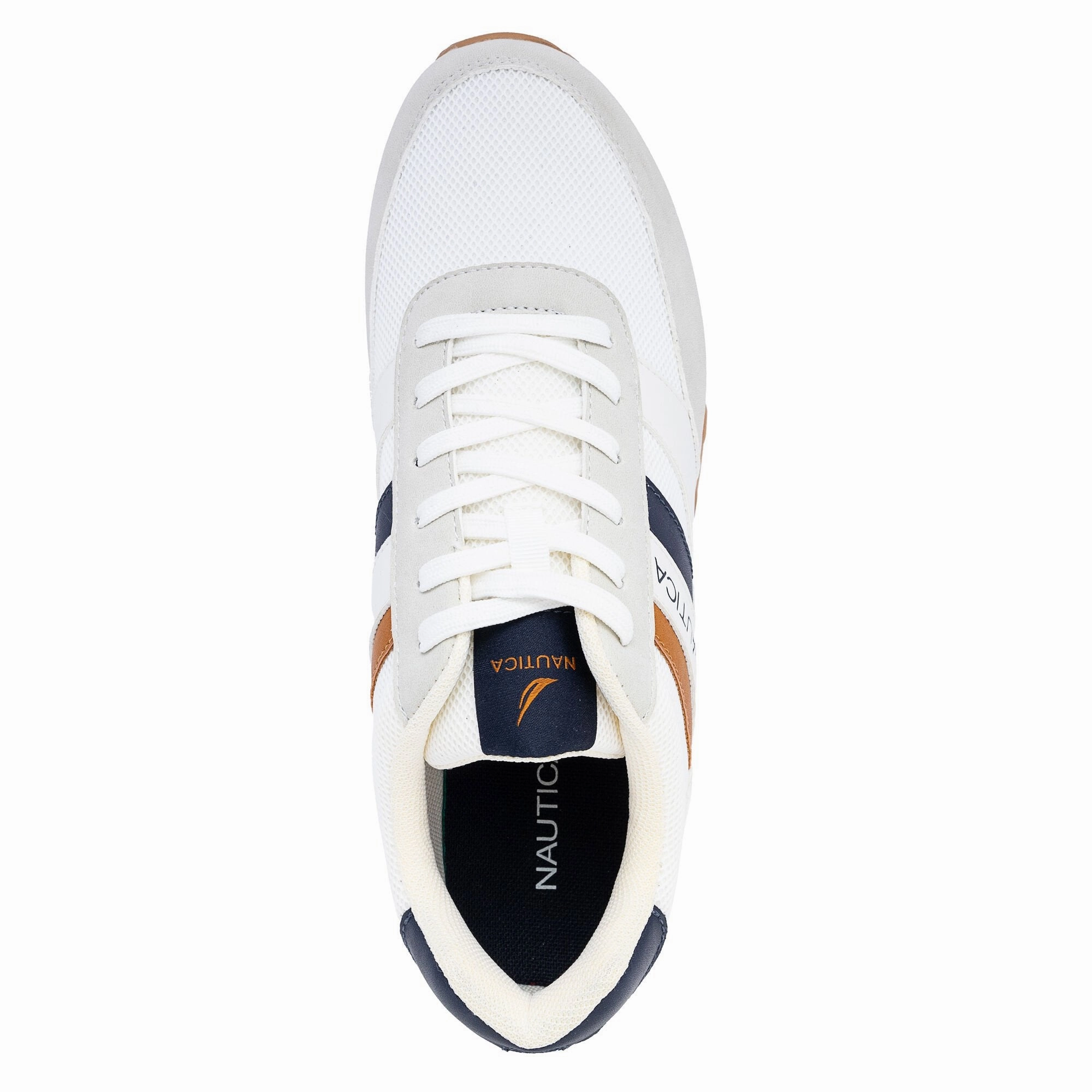 Nautica Mens Logo Lace-Up Sneaker