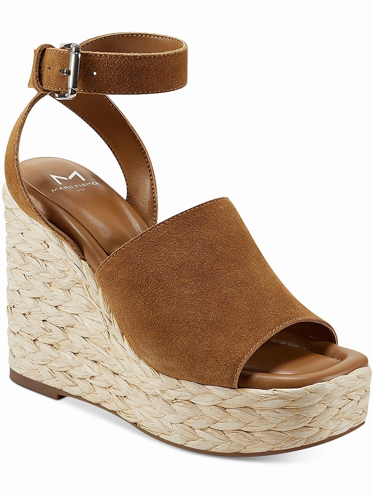 Nelly Womens Suede Woven Wedge Sandals Stylish Womens Sandals for less