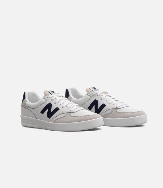 New Balance 300 Court CT300WY3 Men White Navy Leather Low Top Skate Shoes TF6927 Mens Sneakers & Athletic Shoes outlet