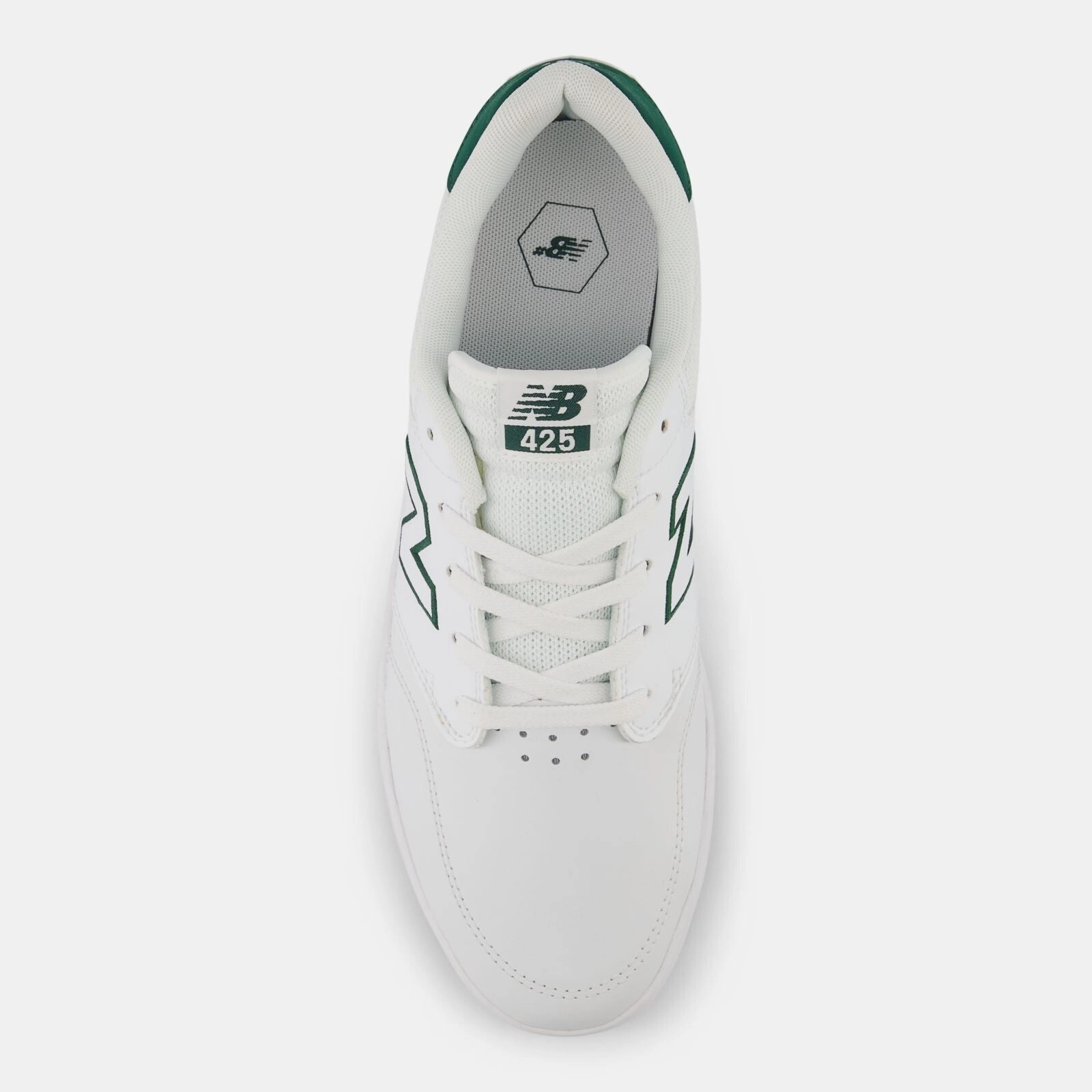 New Balance 425 NM425JLT Sneaker Mens US 8.5 White Green Lifestyle Shoes EEE4023