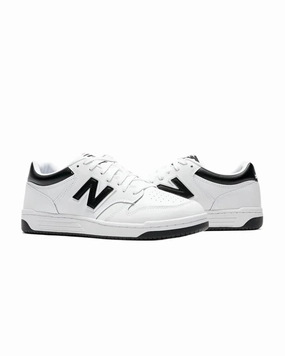 New Balance 480 BB480LBK Sneaker Men's 6.5 White Leather Lifestyle Shoes ZOGG199 Mens Sneakers & Athletic Shoes outlet