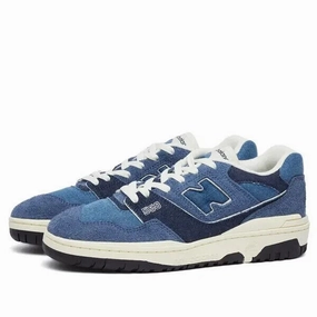 New Balance 550 BBW550GH Sneakers Women's Denim Pack Navy Lifestyle Shoes TF5960 (Blue,7.5) Athletic Shoes for Women discount