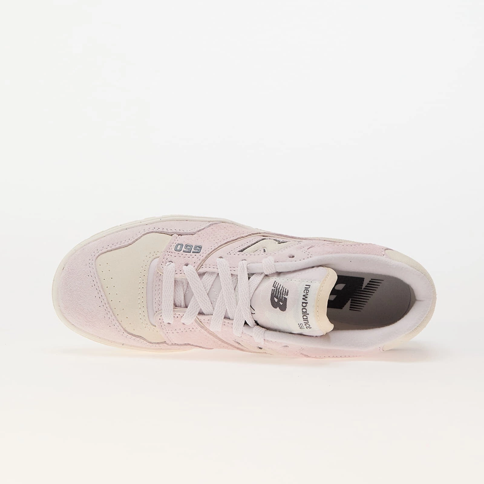 New Balance 550 BBW550RC Sneaker Women's Pink White Leather Comfort Shoes DWA405 (Pink,9.5)