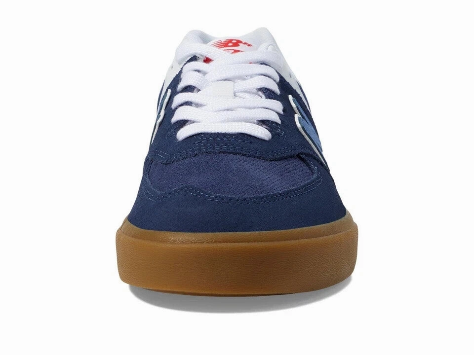 New Balance 574 Vulc Sneakers Mens US 9 Navy Gum Lace Up Skateboar Shoes EEE4270