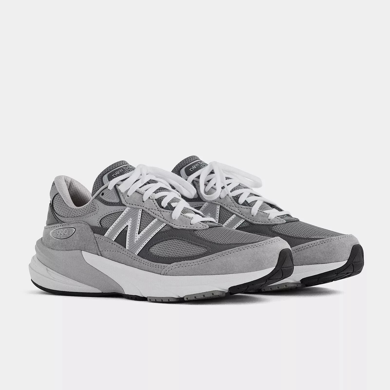 New Balance 990v6 Made in USA M990BK6 Sneakers Men's Black Silver Running Shoes