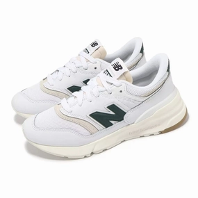 New Balance 997R U997RGA Sneakers Men's White Green Lace Up Running Shoes TF794 Mens Athletic Shoes clearance sale