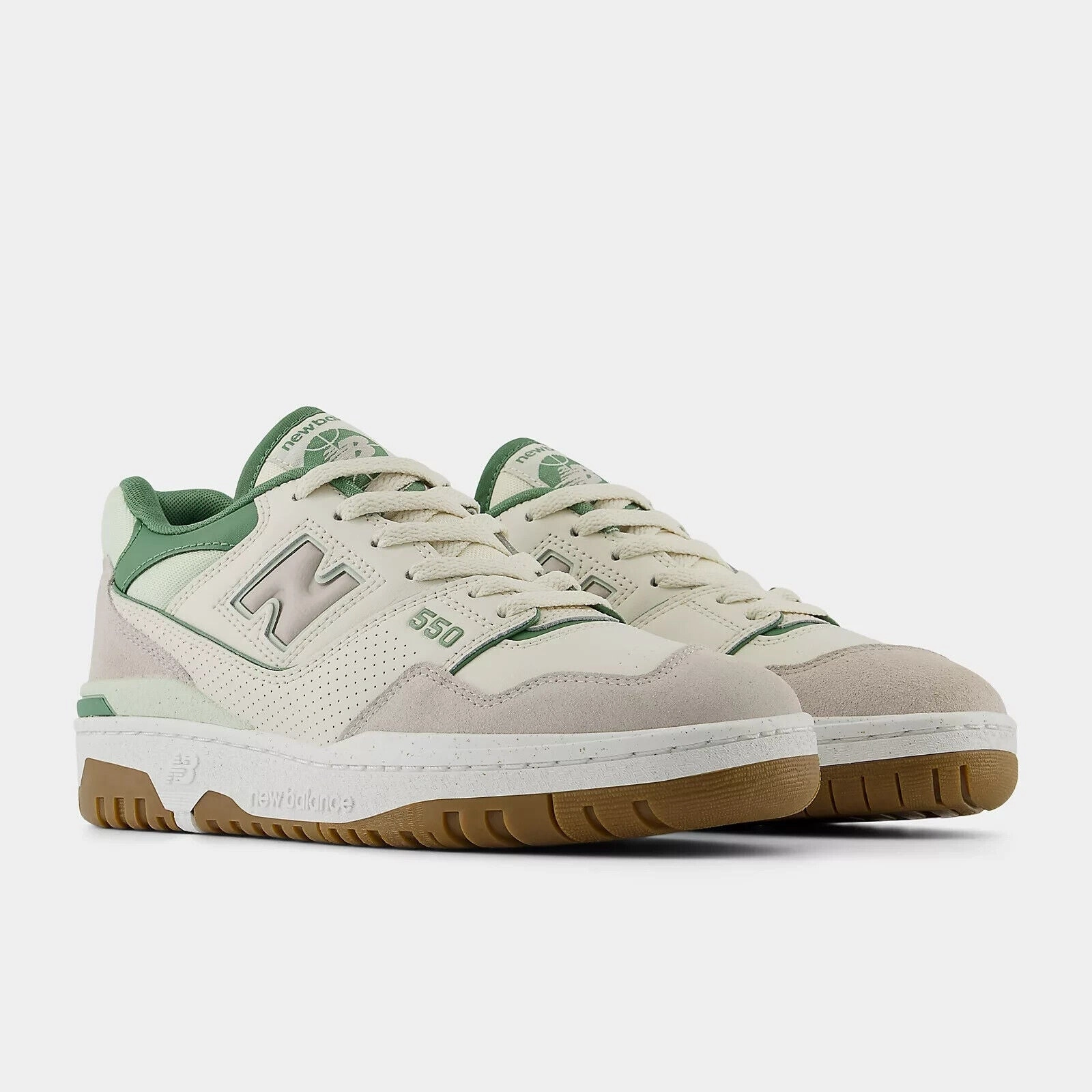New Balance BBW550 BBW550HK Sneakers Womens Beige Leather Lifestyle Shoes TF6256 (Beige,7.5) Athletic Shoes for Women discount