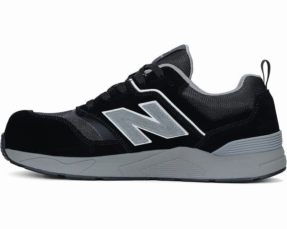 New Balance Elite Lite Sneakers Men's 7.5 Black Composite Toe Work Shoes KHD1729