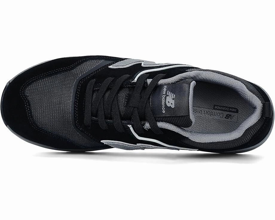 New Balance Elite Lite Sneakers Men's 7.5 Black Composite Toe Work Shoes KHD1729