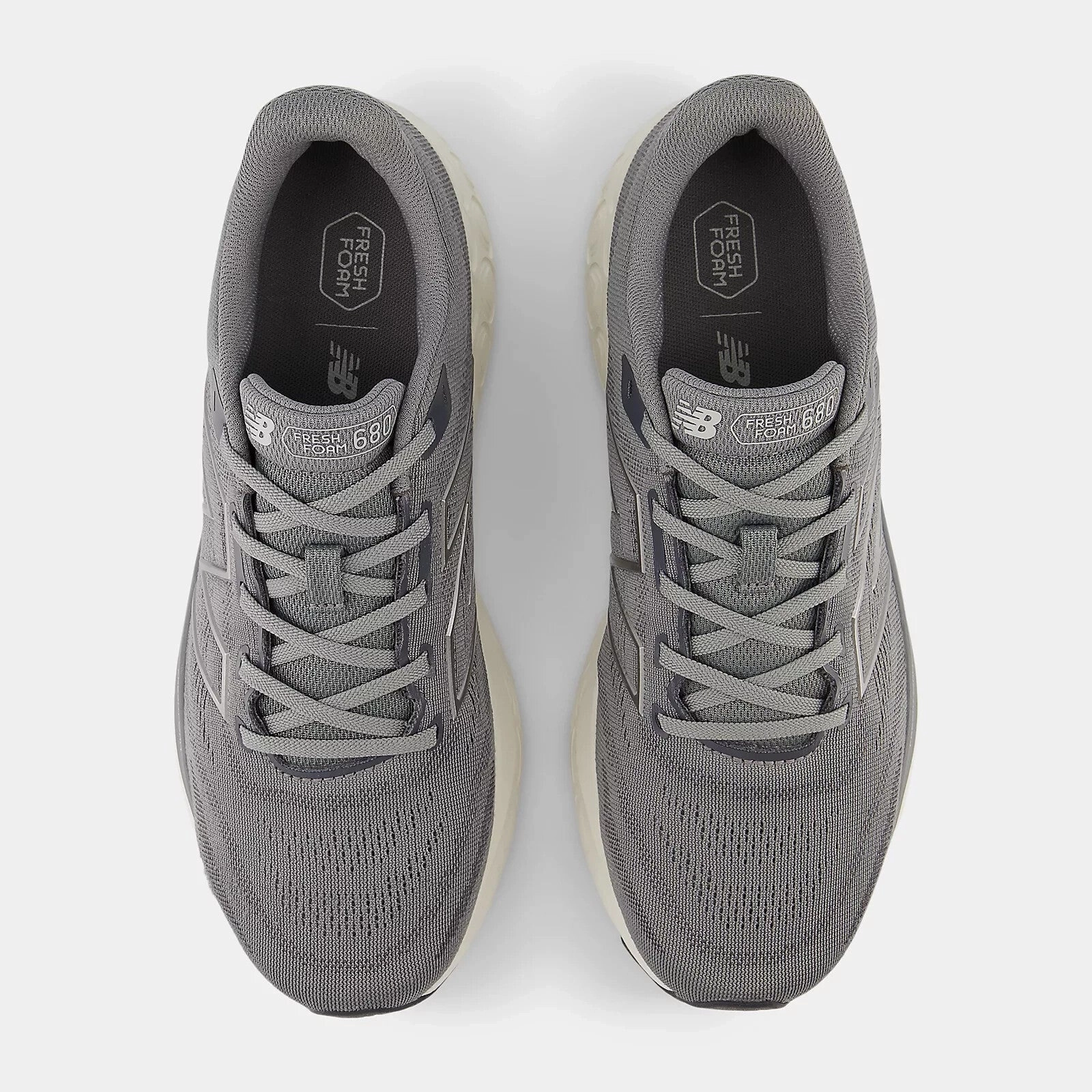 New Balance Fresh Foam 680v8 M680LG8 Men Harbor Gray Silver Running Shoes TF6979