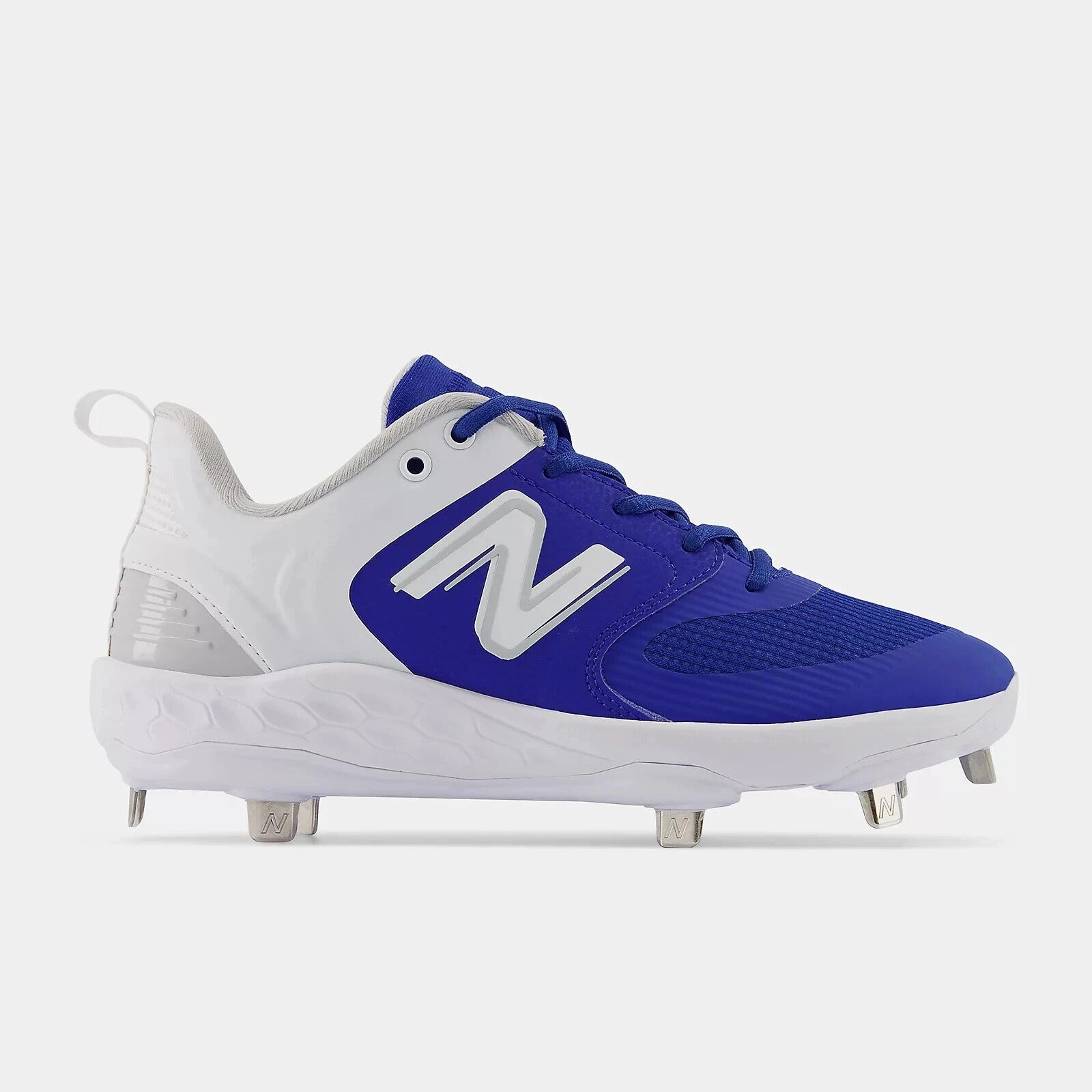 New Balance Fresh Foam X Velo V3 SMVELOB3 Women 7.5 Blue Softball Cleat GBNC689
