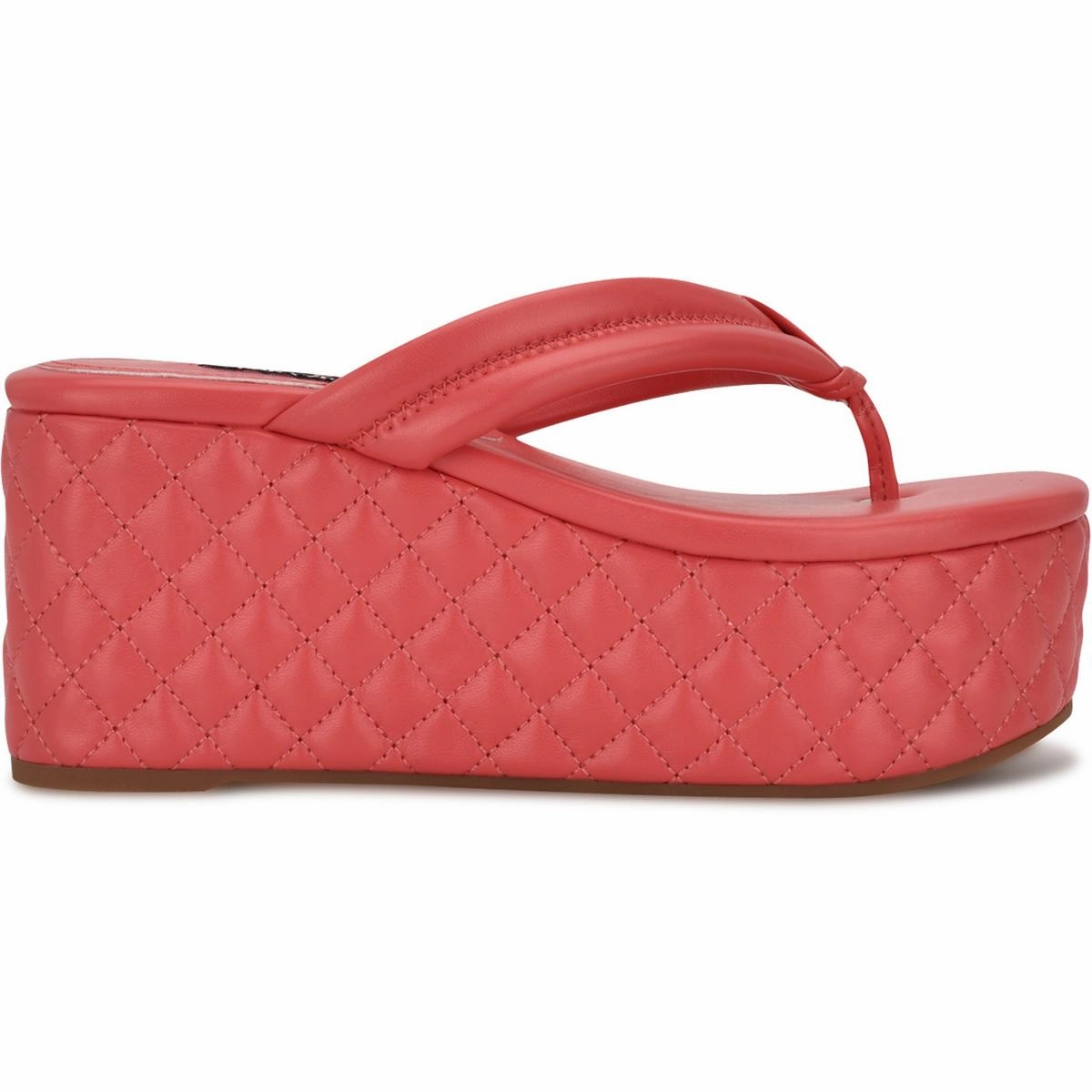 Newya  Womens Dressy Slip On Platform Sandals