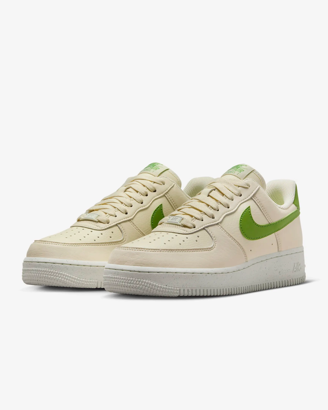 Nike Air Force 1 07 Next Nature DV3808-102 Sneaker Womens Lifestyle Shoes TF1139 (Cream,8.5)