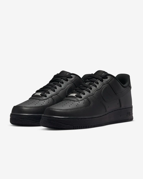 Nike Air Force 1 '07 CW2288-001 Sneakers Men's 7 Black Leather Basketball Shoes Mens Athletic Shoes clearance sale