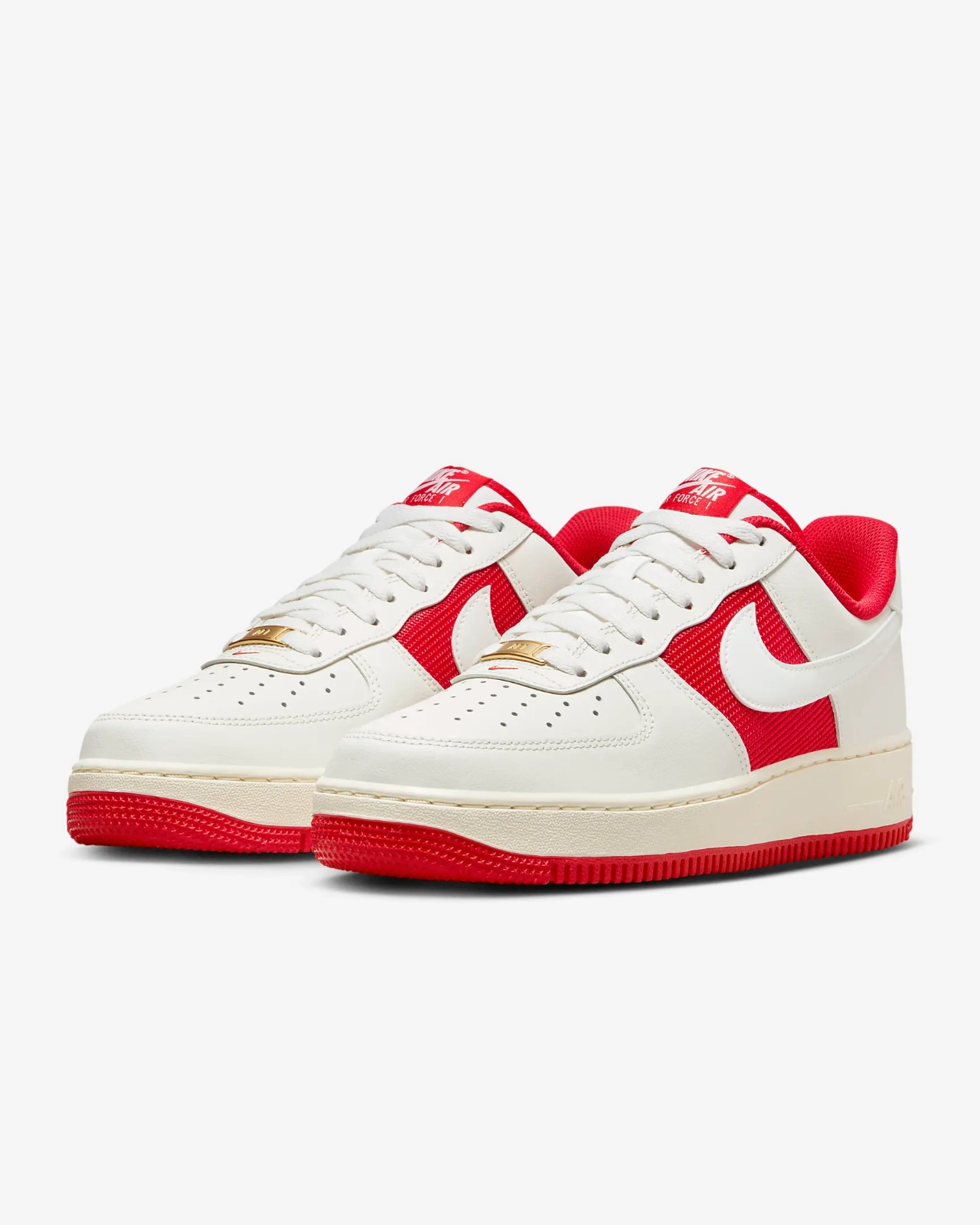 Nike Air Force 1 '07 FN7439-133 Men's Red Milk White Low Top Sneaker Shoes OPP88 (11.5)