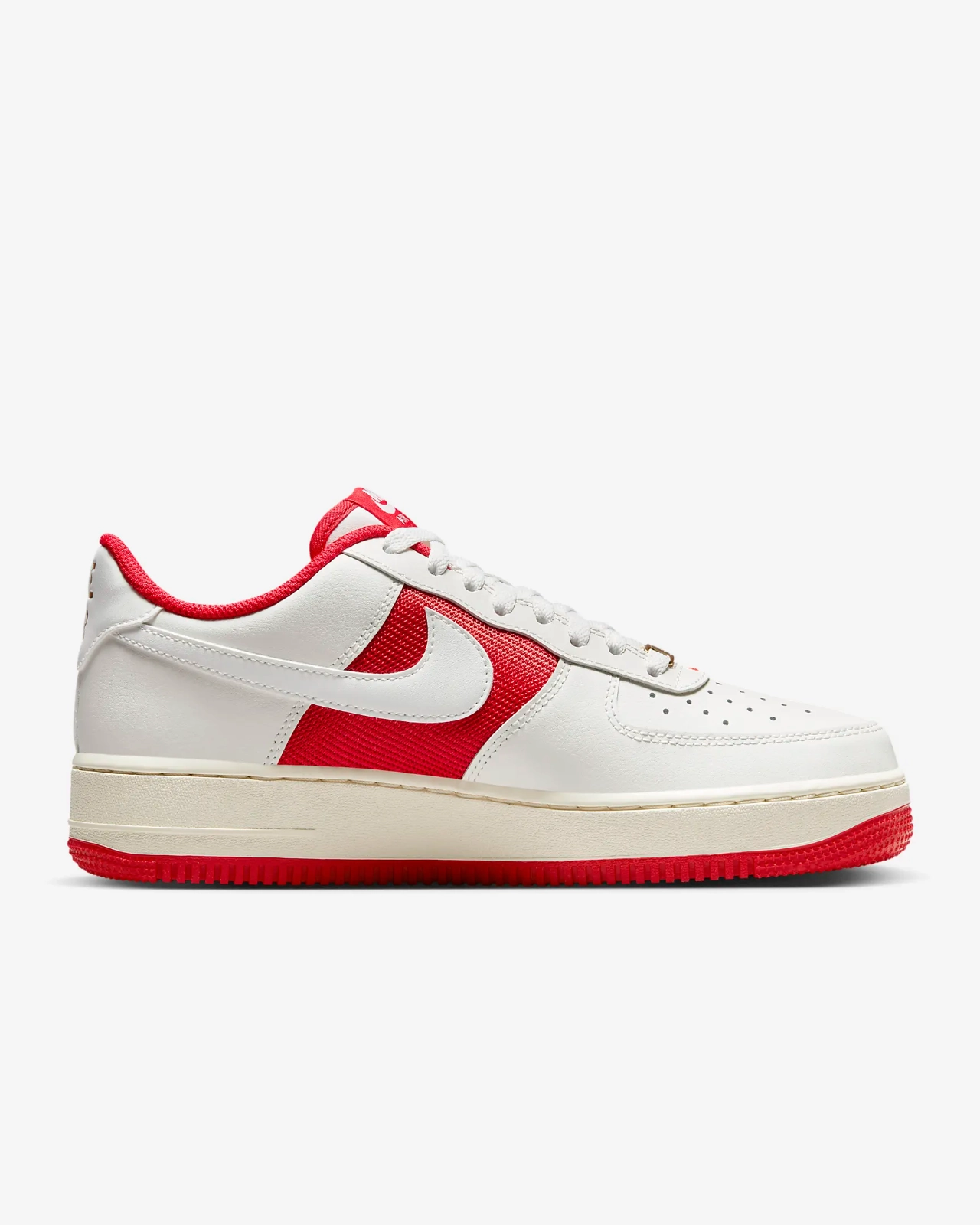 Nike Air Force 1 '07 FN7439-133 Men's Red Milk White Low Top Sneaker Shoes OPP88 (11.5)
