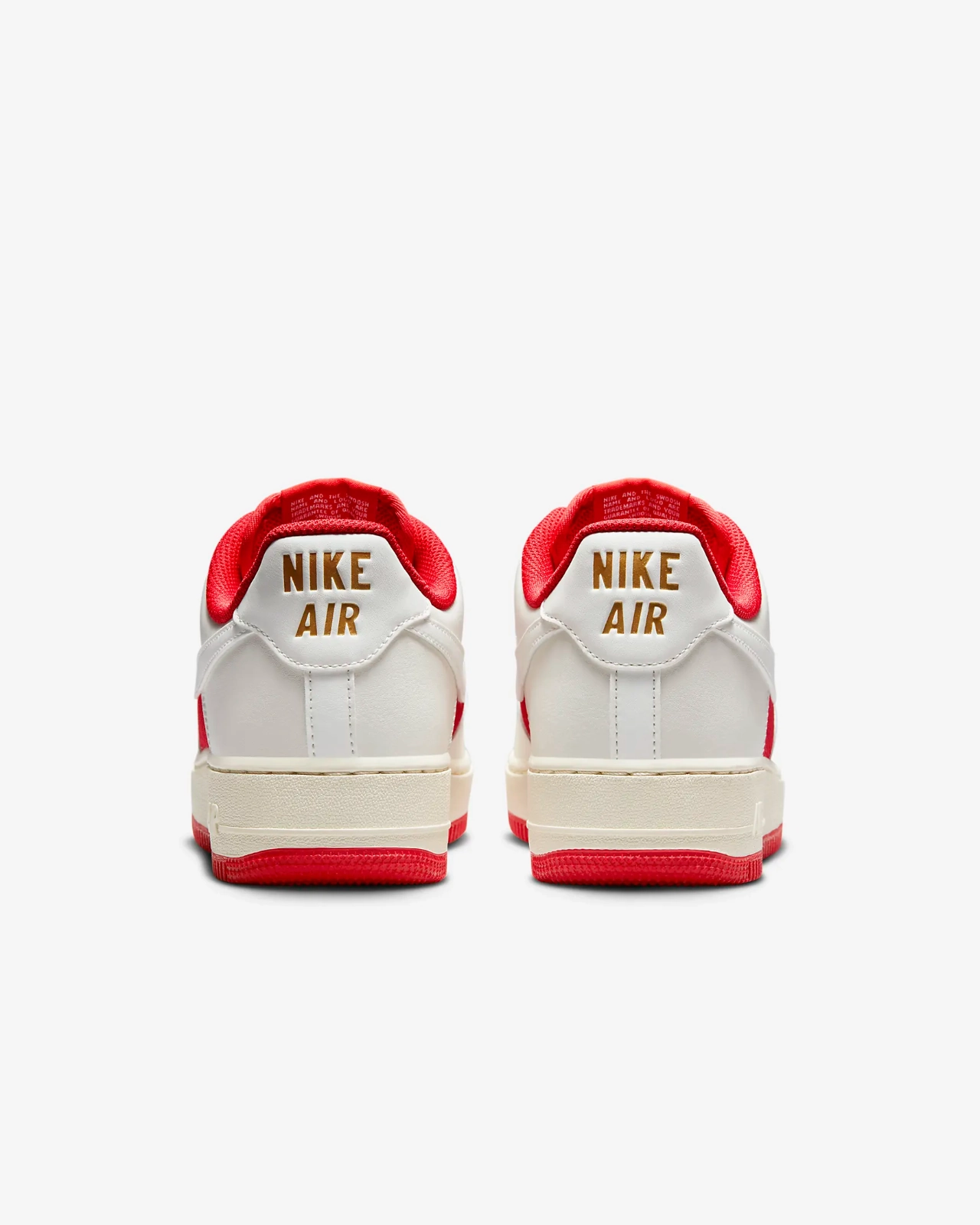 Nike Air Force 1 '07 FN7439-133 Men's Red Milk White Low Top Sneaker Shoes OPP88 (11.5)