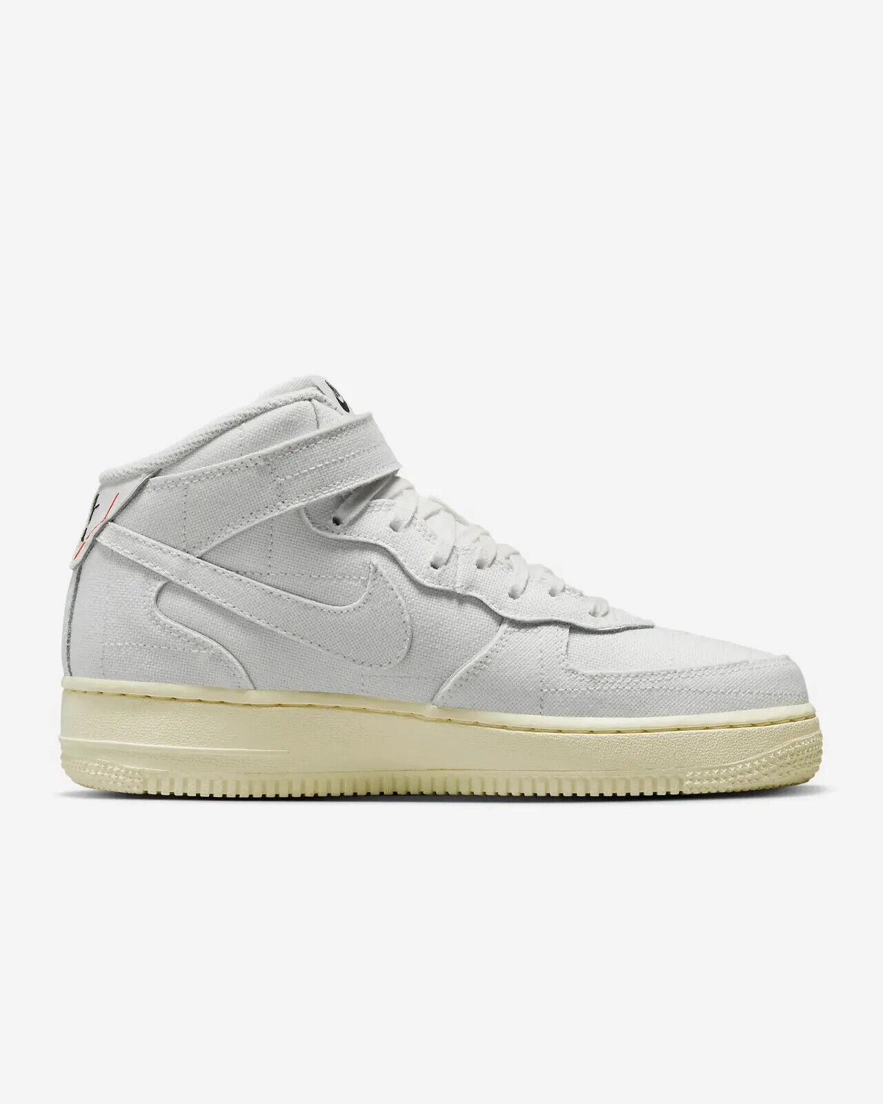 Nike Air Force 1 '07 Mid LX DZ4866-121 Women's US 6 White Leather Shoes GBNC115