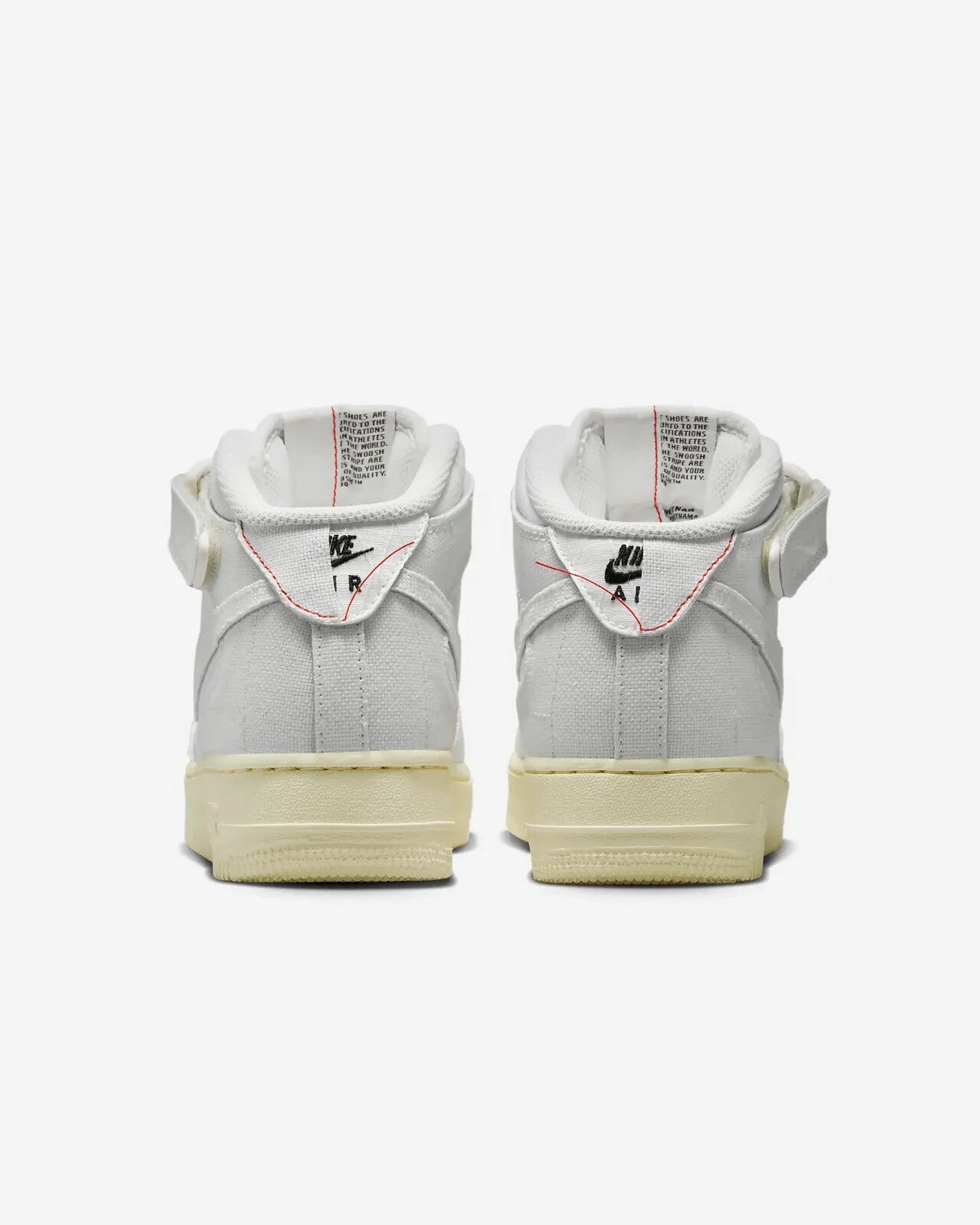 Nike Air Force 1 '07 Mid LX DZ4866-121 Women's US 6 White Leather Shoes GBNC115