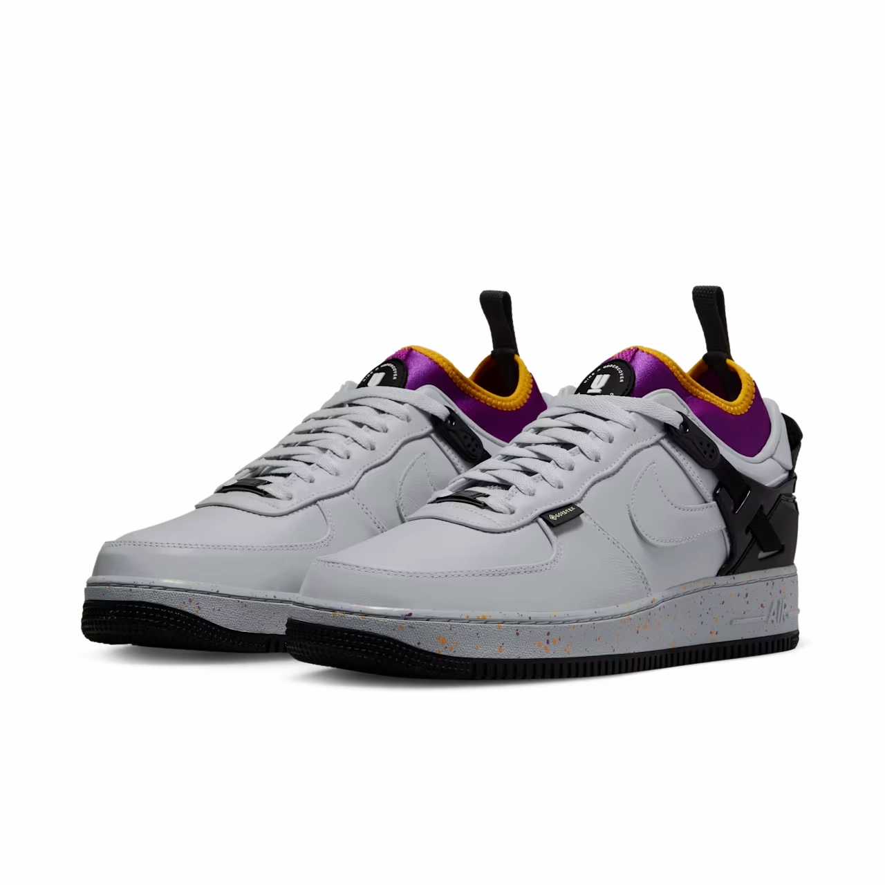 Nike Air Force 1 Low x Undercover DQ7558-001 Men's 9 Gray Lifestyle Shoes GBNC79