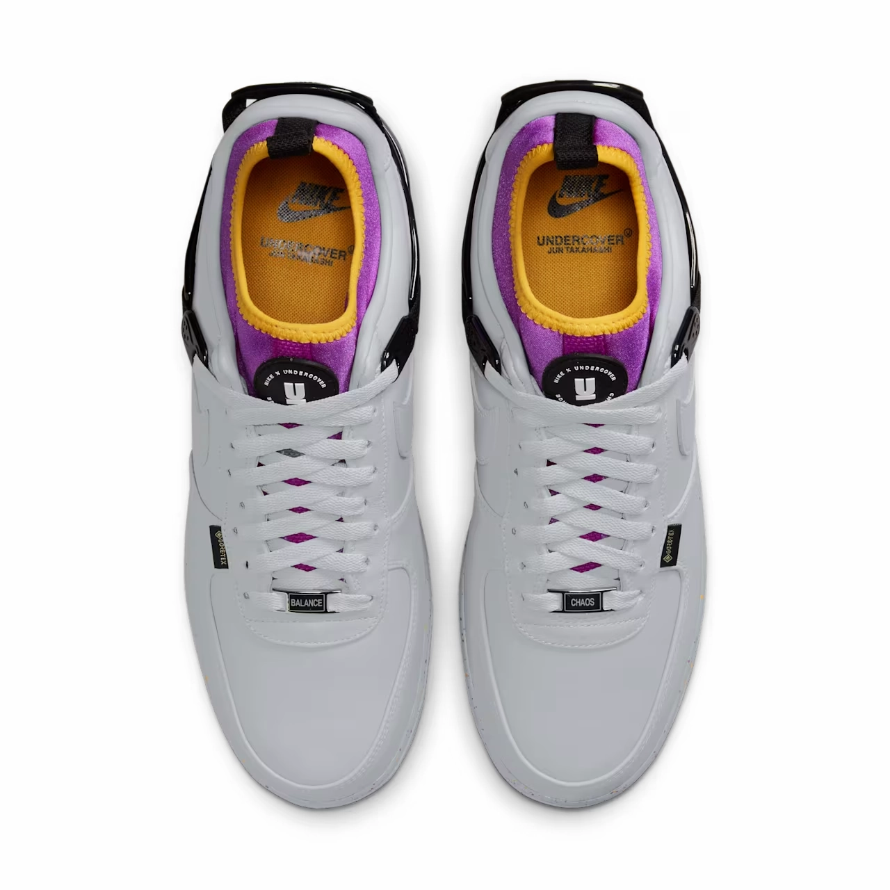 Nike Air Force 1 Low x Undercover DQ7558-001 Men's 9 Gray Lifestyle Shoes GBNC79