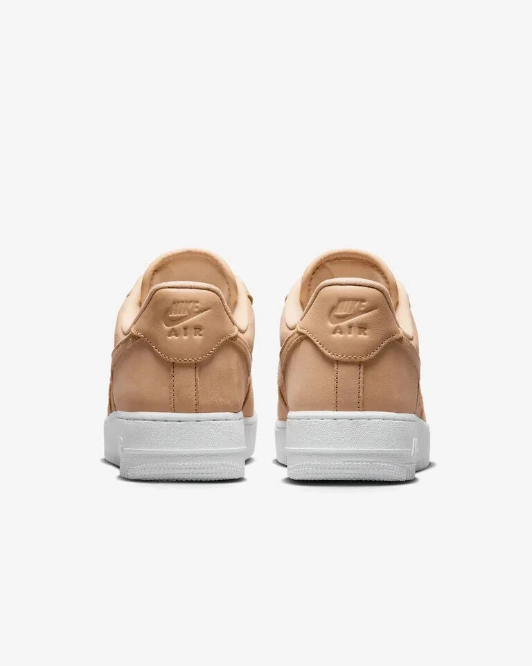 Nike Air Force 1 Premium DR9503-201 Sneaker Women's 5 Tan Leather Shoes GBNC253